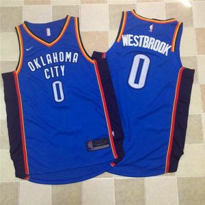 Maillot De Basket Oklahoma City Thunder Nike Dense Embroidery Bleu